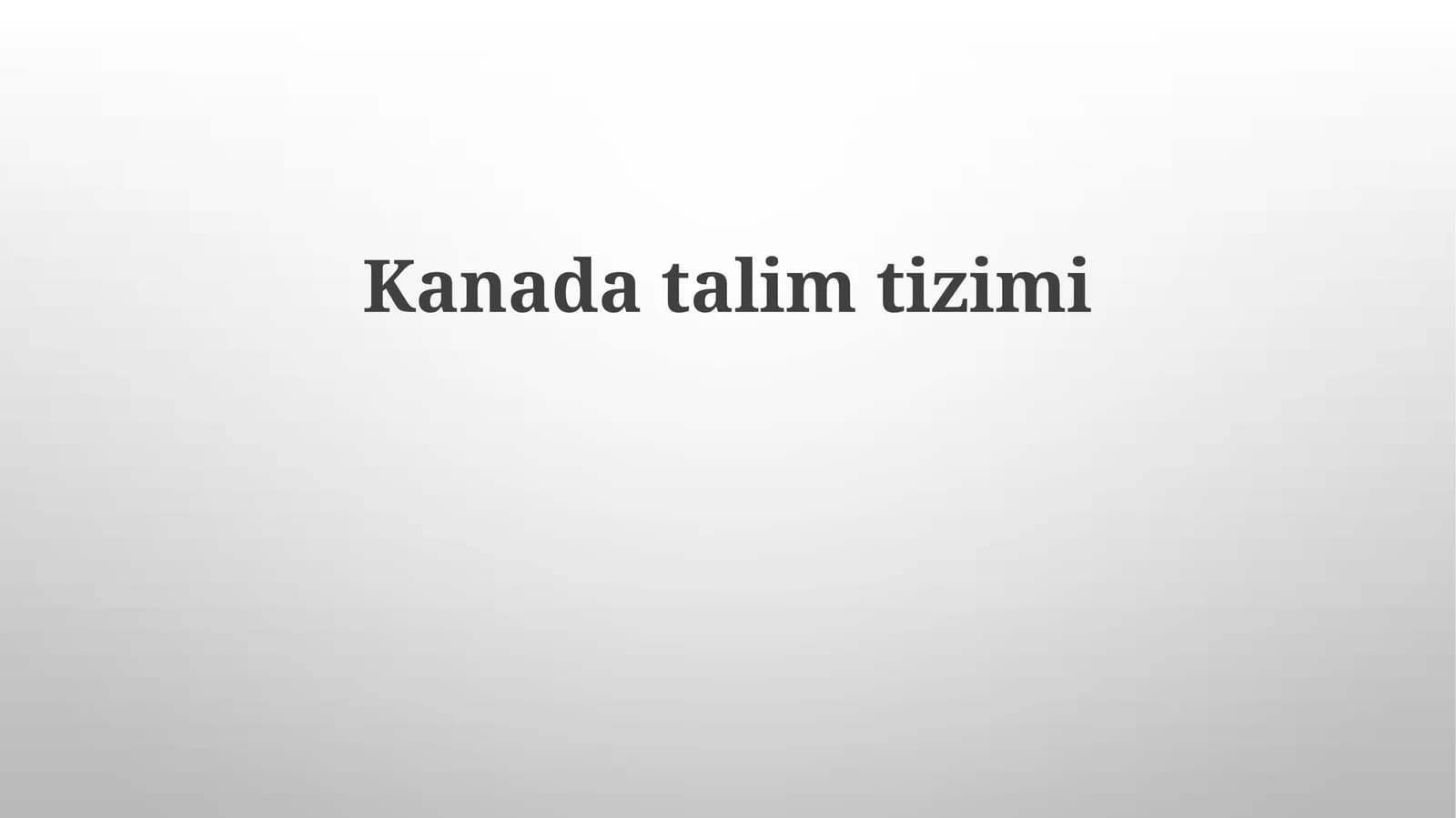 Kanadatalimtizimi