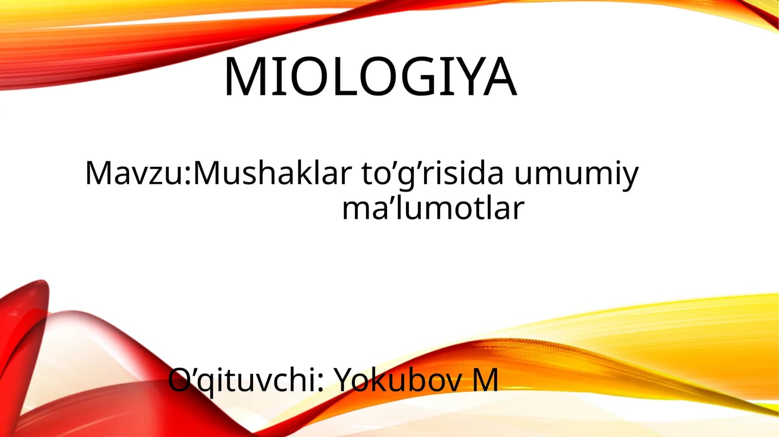 miologiya