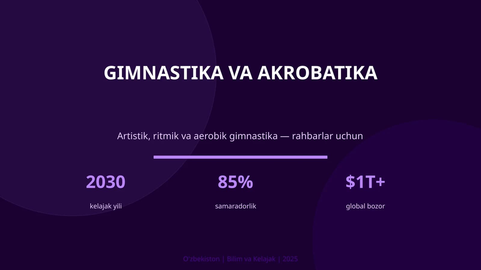 GIMNASTIKA VA AKROBATIKA