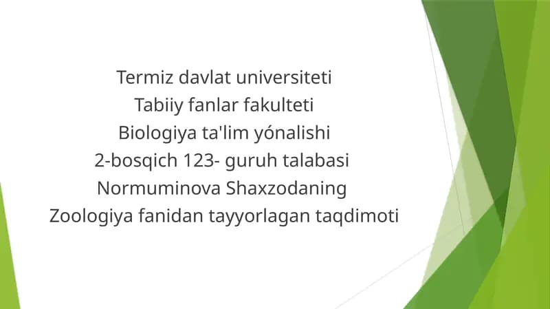 Baliqlarning Sistematikasi