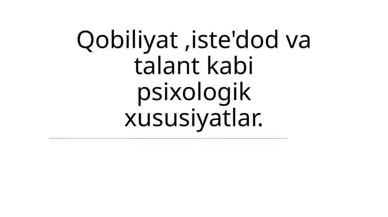 Qobiliyat, Iqtidor va Layokat