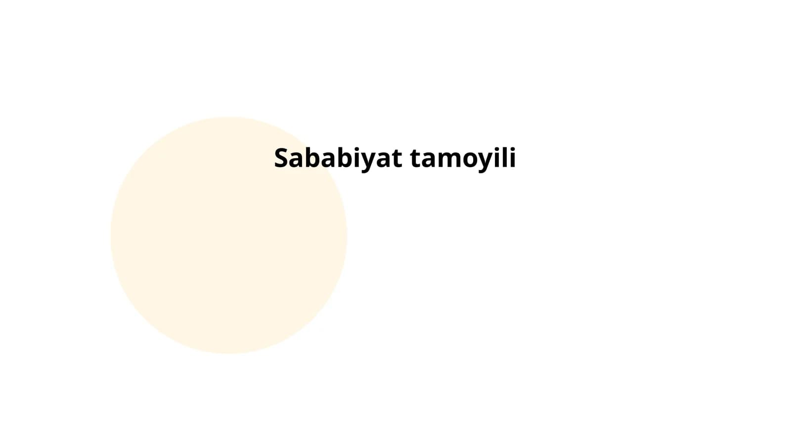 Sababiyat tamoyili
