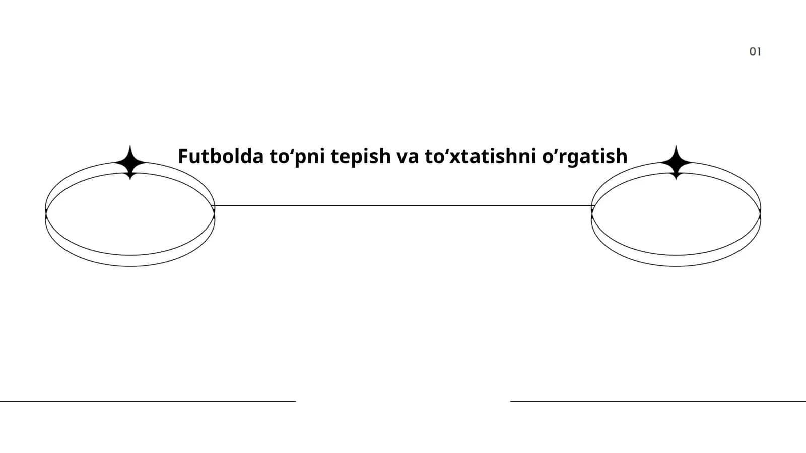 Futbolda toʻpni tepish va toʻxtatishni oʼrgatish