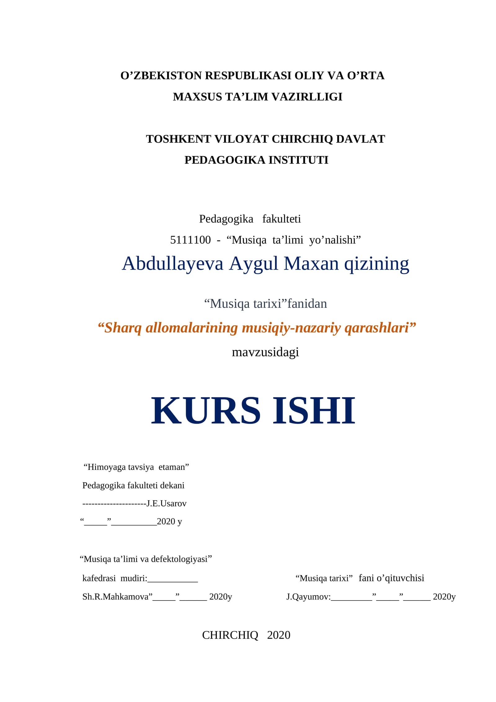 Sharq allomalarining musiqiy-nazariy qarashlari