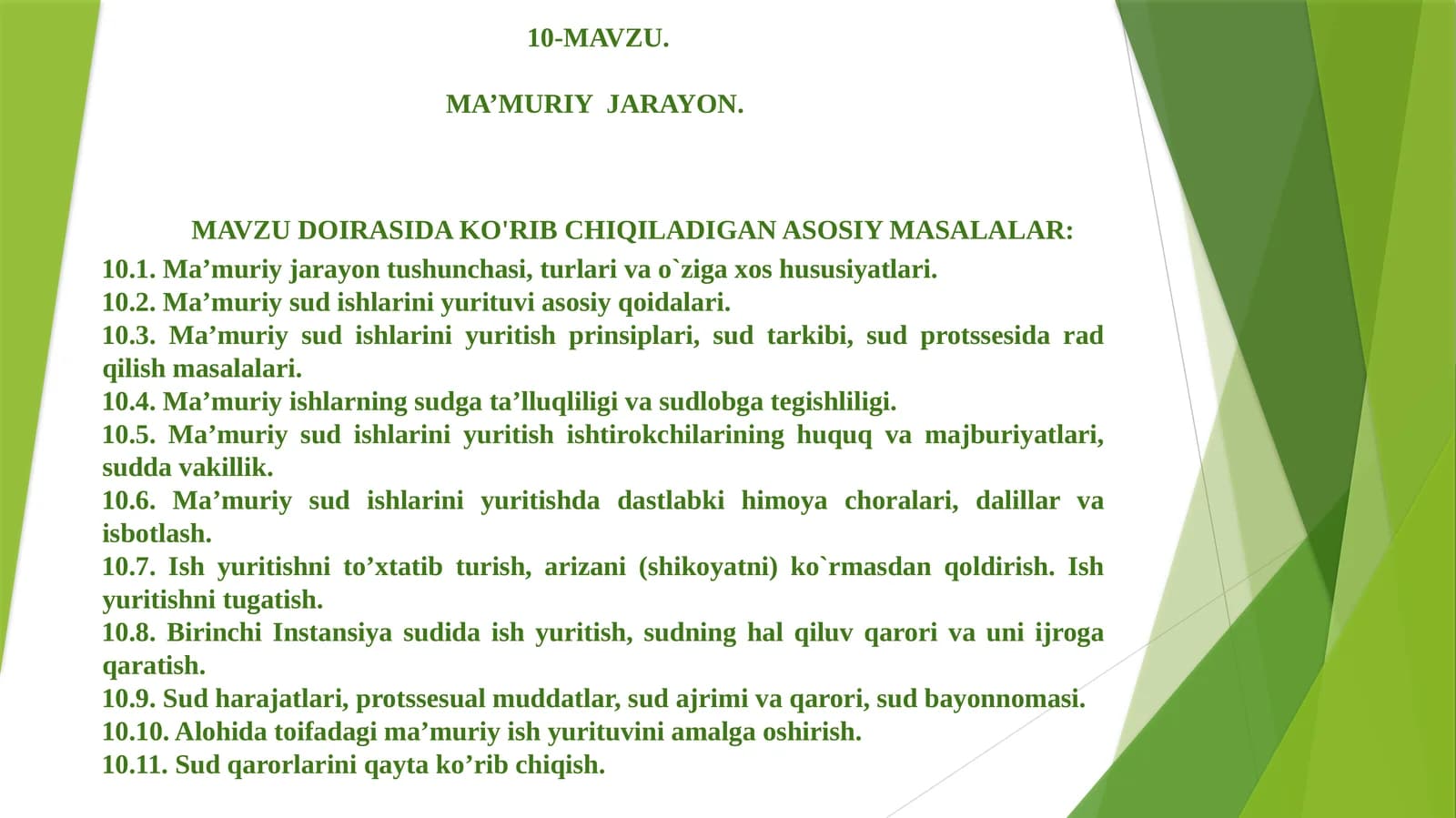 MA’MURIYJARAYON