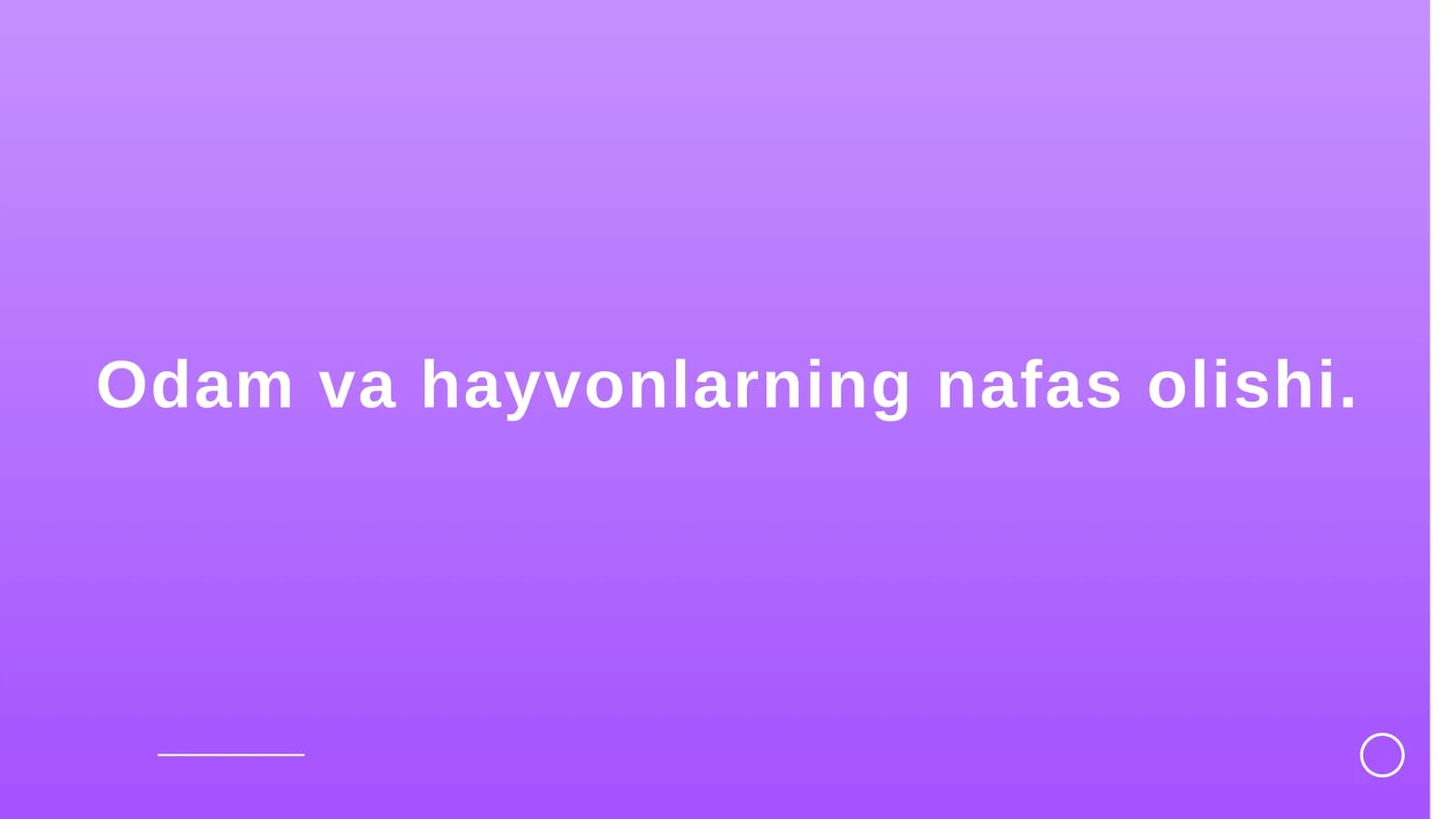 Odamvahayvonlarningnafasolishi