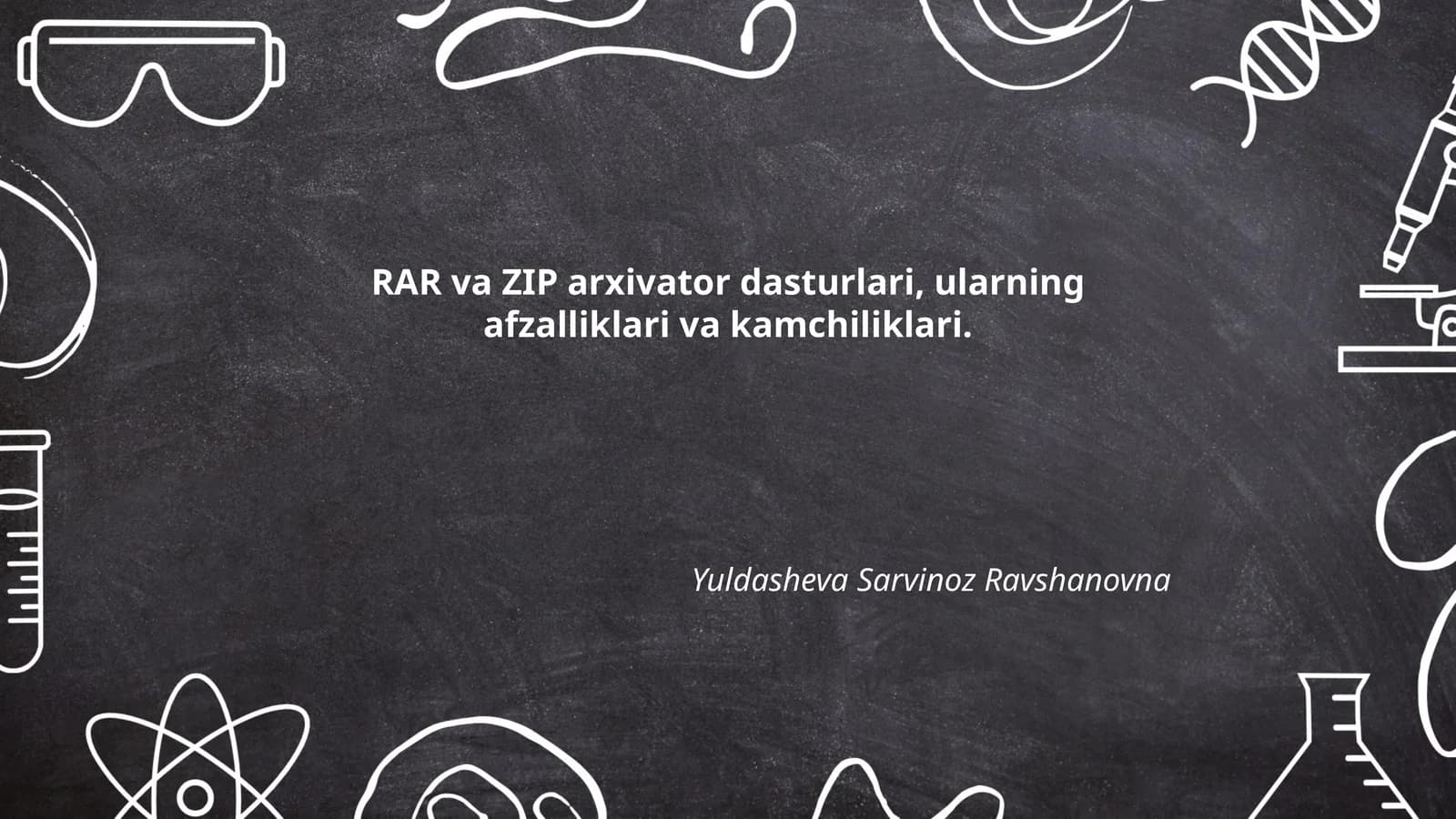 RAR va ZIP arxivator dasturlari