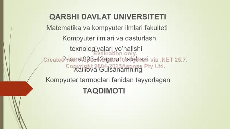 Bulut (Cloud) texnologiyalari