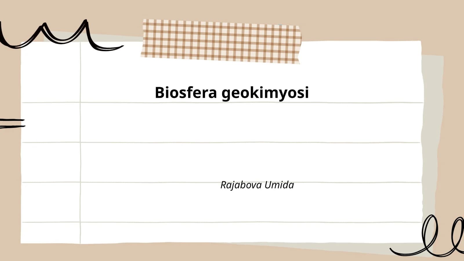 Biomassaning geokimyosi