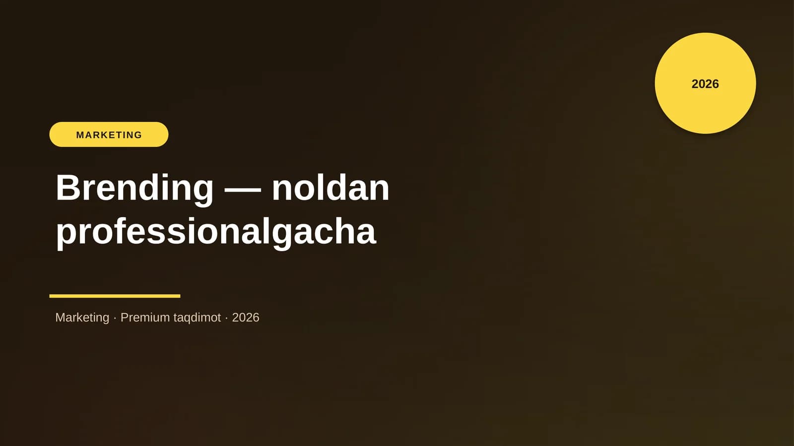 Brending — noldan professionalgacha