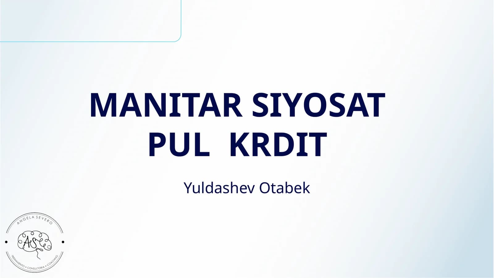 MANITAR SIYOSAT PUL KRDIT