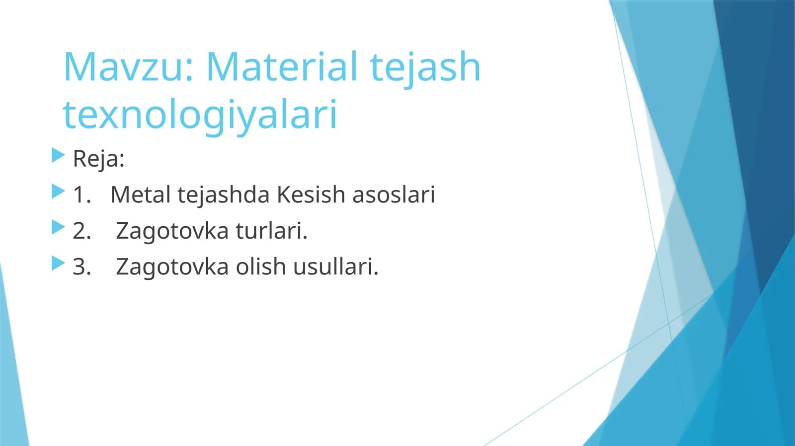 Material tejash texnologiyalari