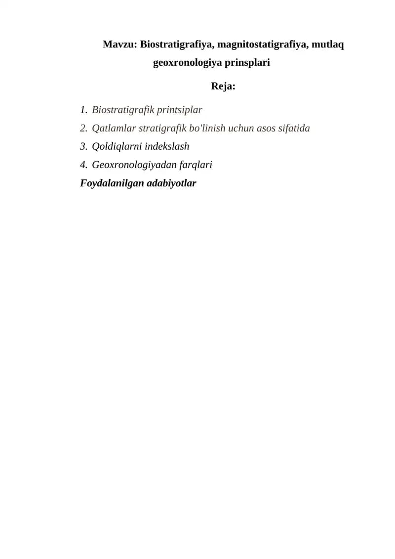 Biostratigrafiya