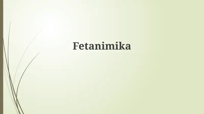 Fetanimika