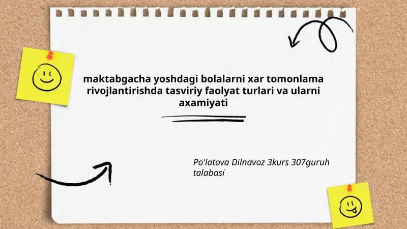 Tasviriy faolyat turlari
