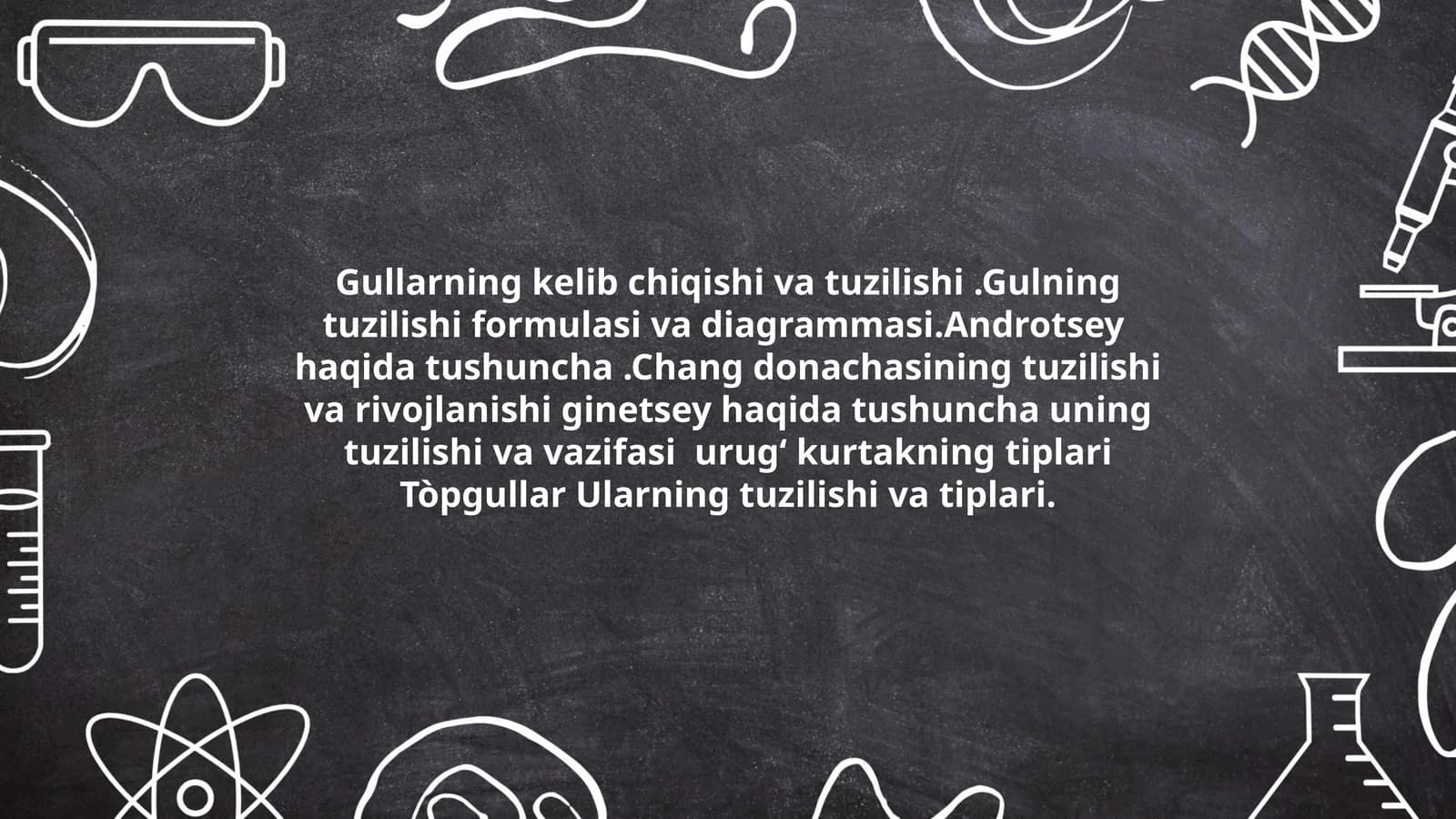 Tòpgullar Ularning tuzilishi va tiplari