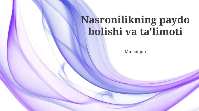 Nasronilikning [Hudud nomi]ga kelishi