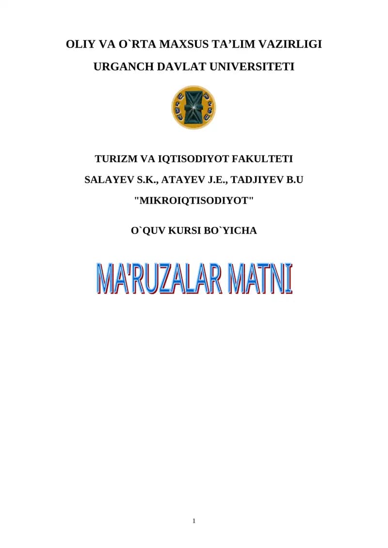 MIKRОIQTISОDIYOT