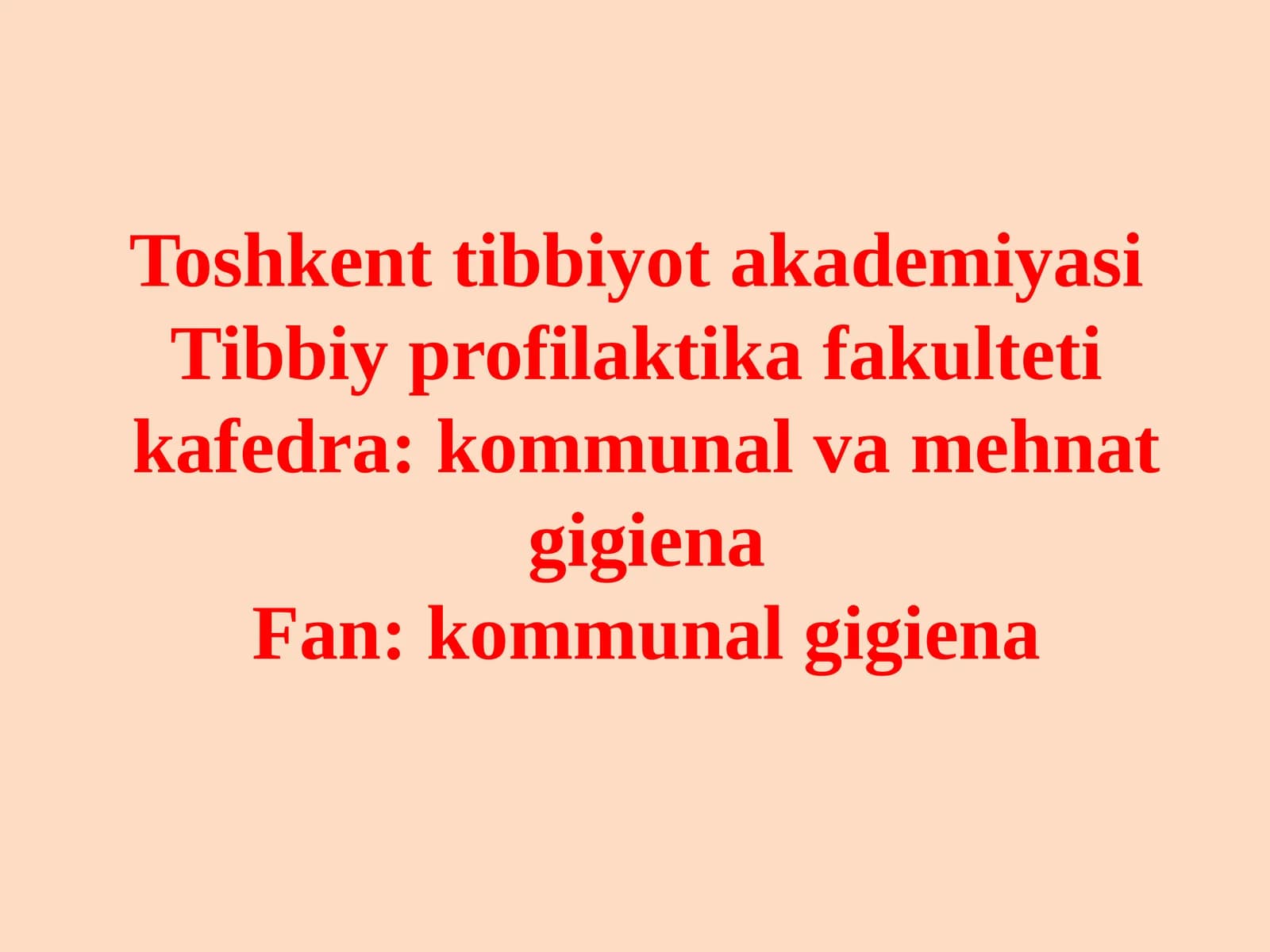 Tibbiy profilaktika