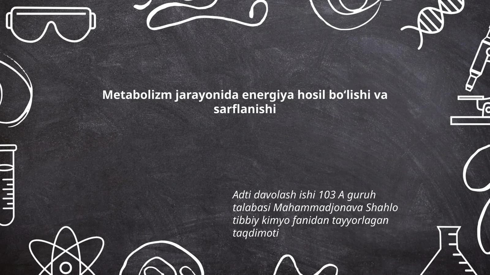 Adenozin trifosfat (ATF) va uning roli