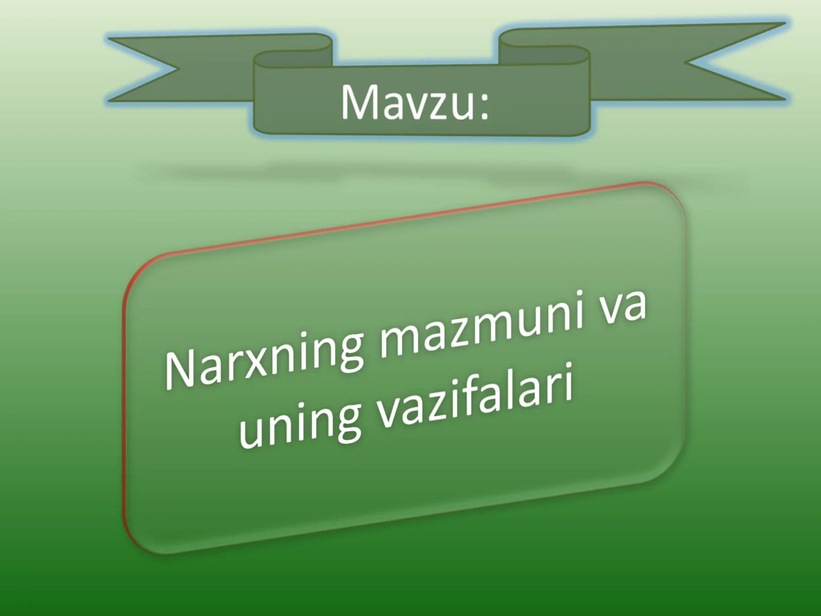Qiymatlar va Naflilar