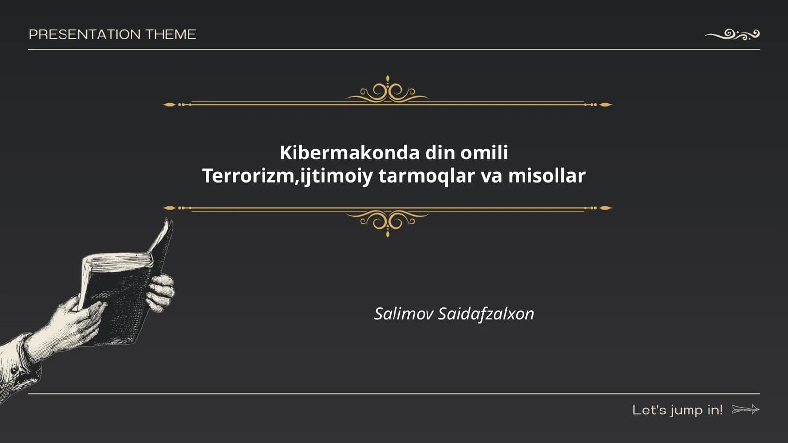 Kibermakonda din omili va internet xavfsizligi