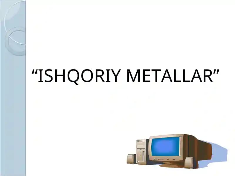 ISHQORIY METALLAR