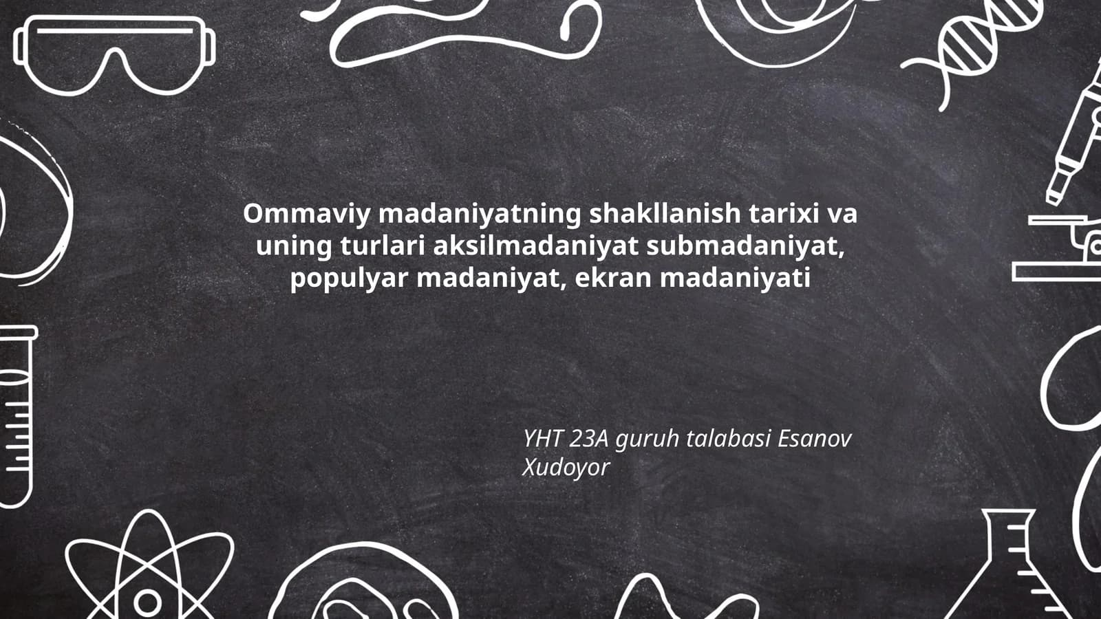 Ommaviy madaniyatning shakllanish tarixi va uning turlari
