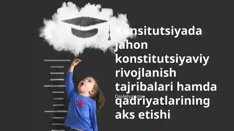 Jahon konstitutsionaviy taraqqiyoti