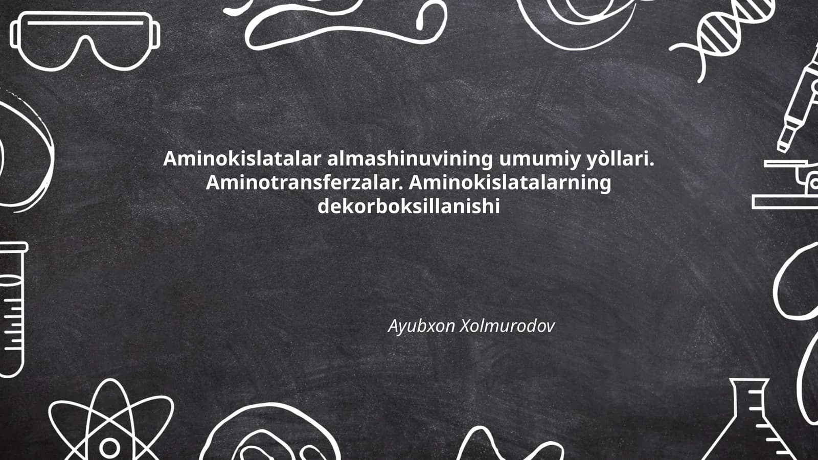 Aminokislatalar almashinuvining umumiy yòllari