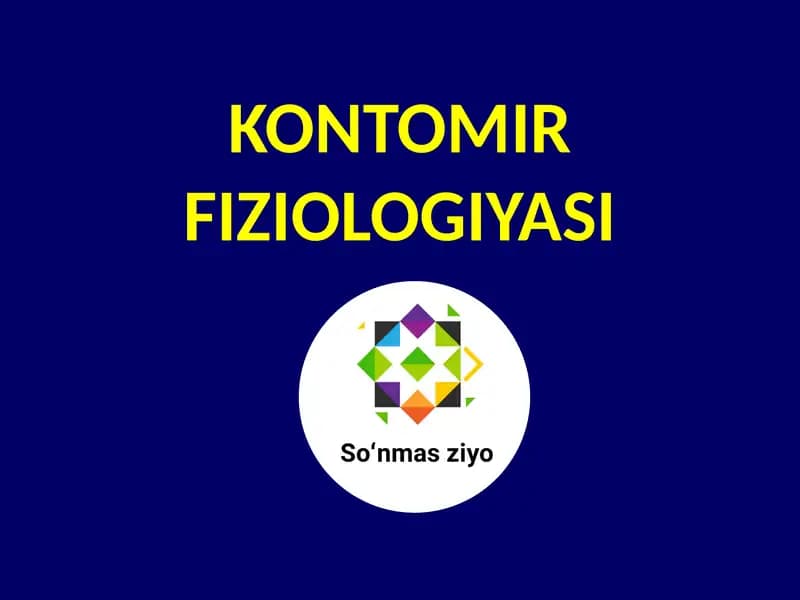 KONTOMIR FIZIOLOGIYASI