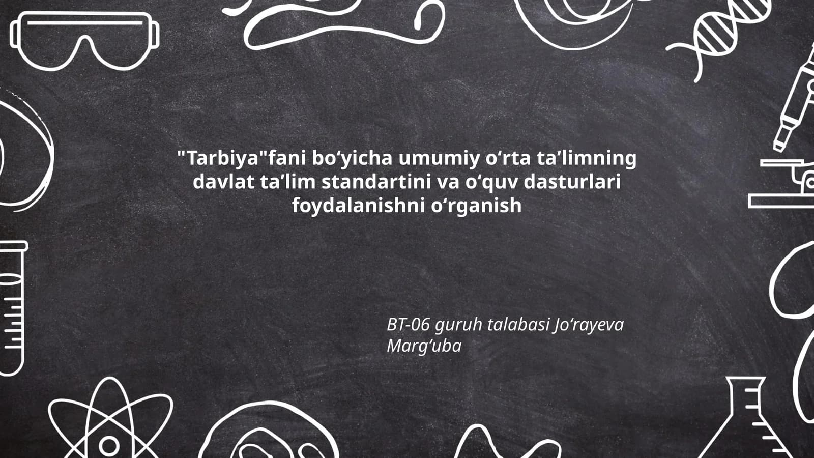Tarbiya tushunchasi va uning mazmuni