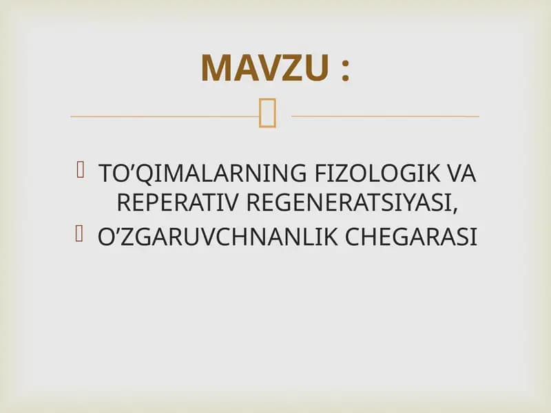 Fizologik regeneratsiya