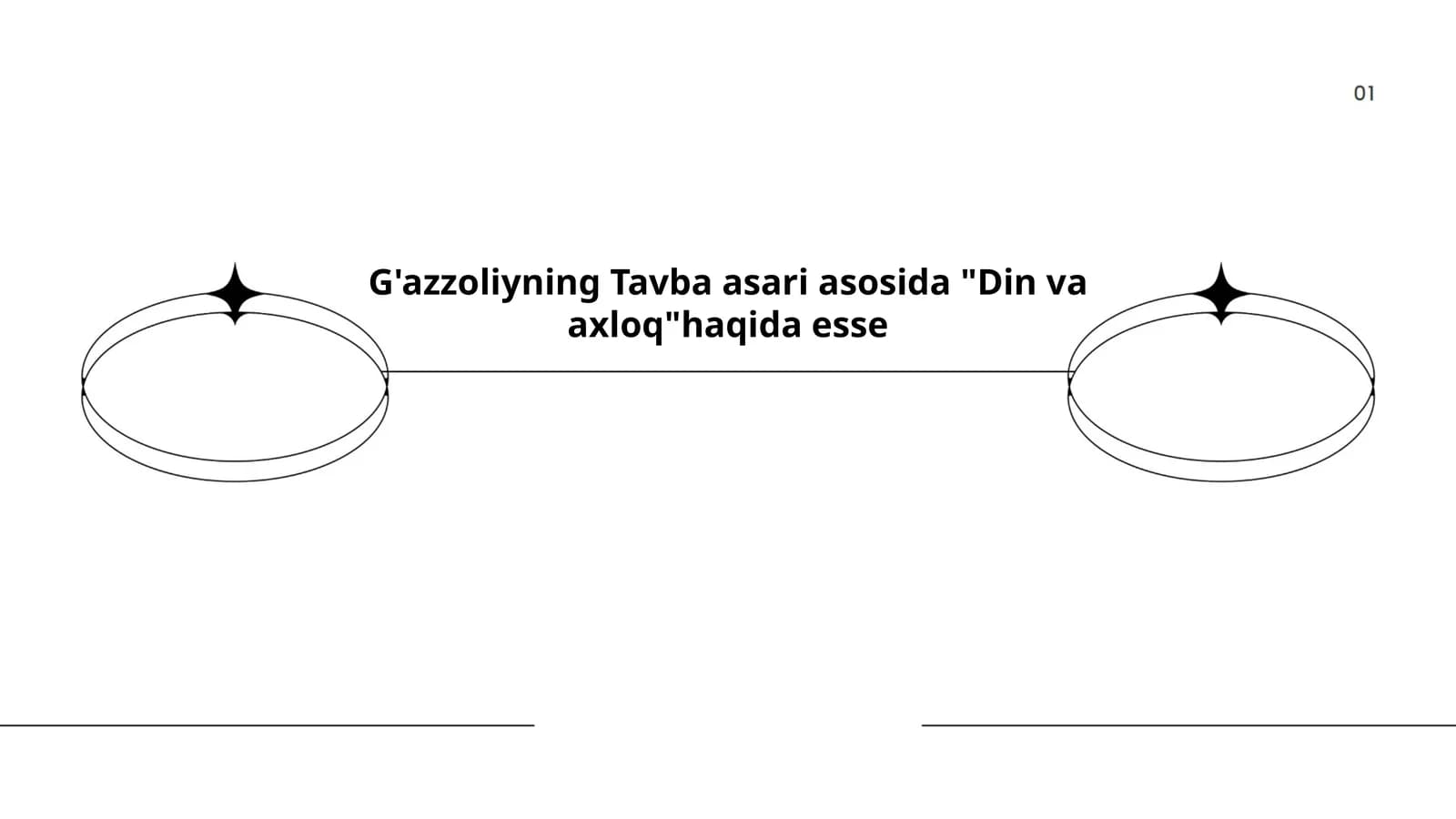 G'azzoliyning Tavba asari asosida "Din va axloq"haqida esse