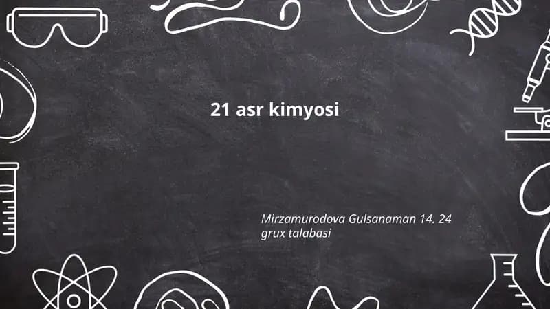Nano-kimyoviy materiallar