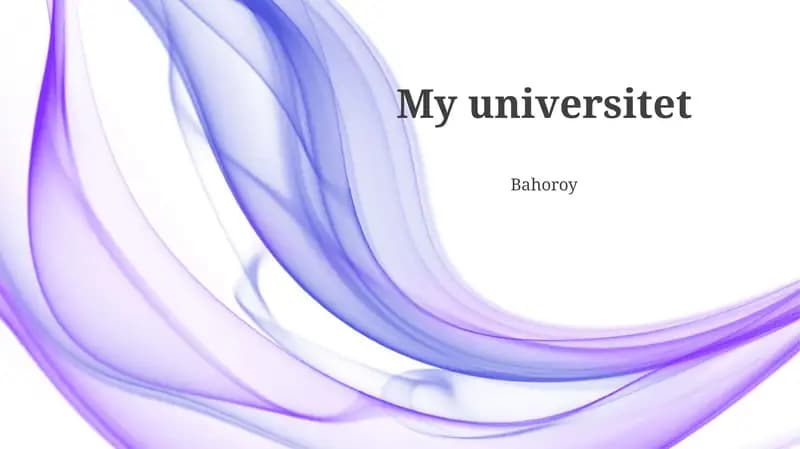 Ta'lim Dasturlari