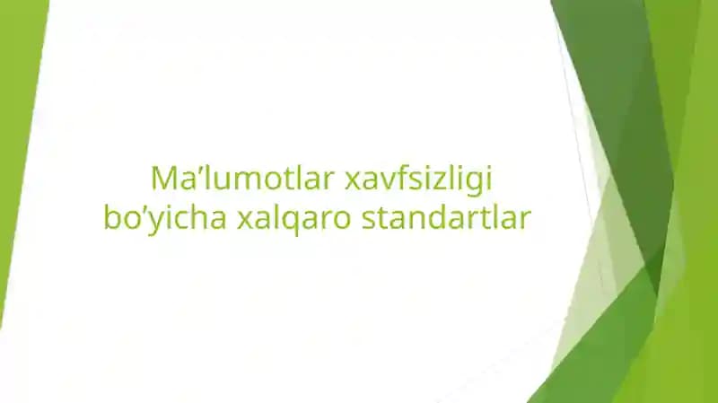 Ma'lumotlar xavfsizligi