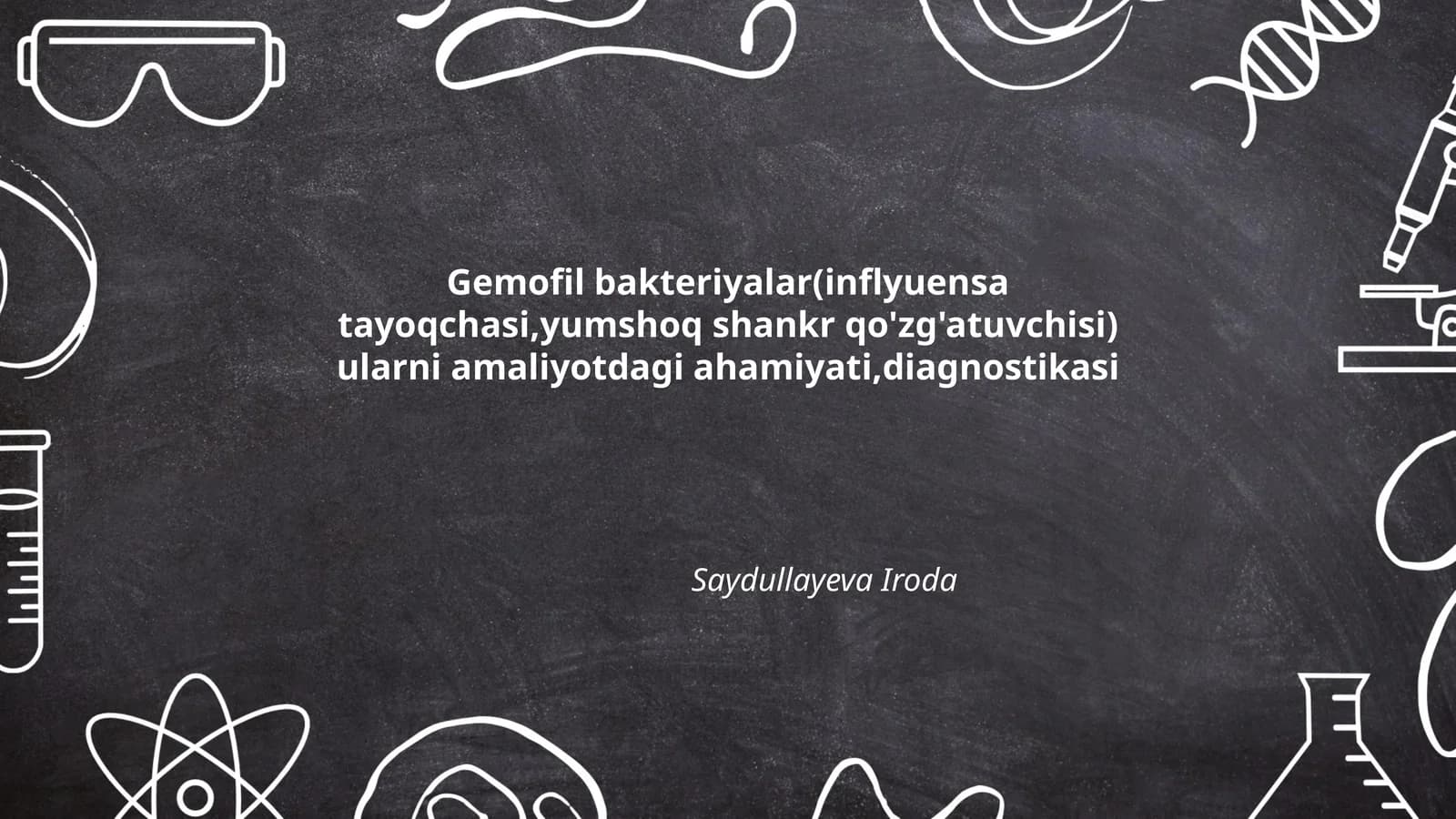 Gemofil bakteriyalar(inflyuensa tayoqchasi,yumshoq shankr qo'zg'atuvchisi)