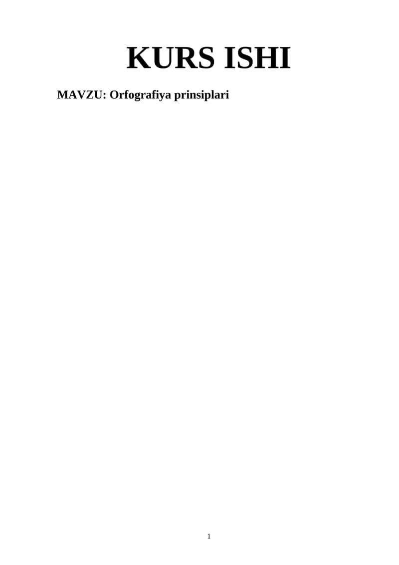 Orfografiya prinsiplari