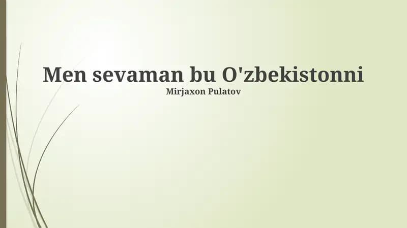 O'zbekiston: Tarix va Madaniyat Gavhari
