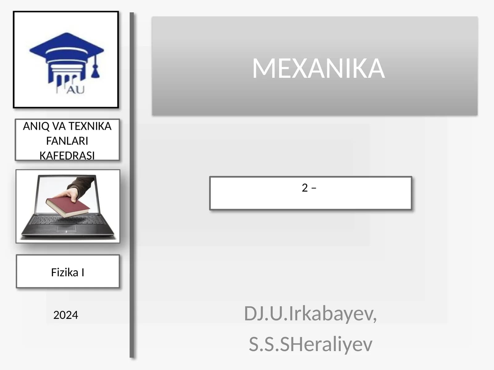 Fizika I