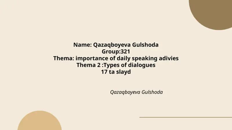 Qazaqboyeva Gulshoda