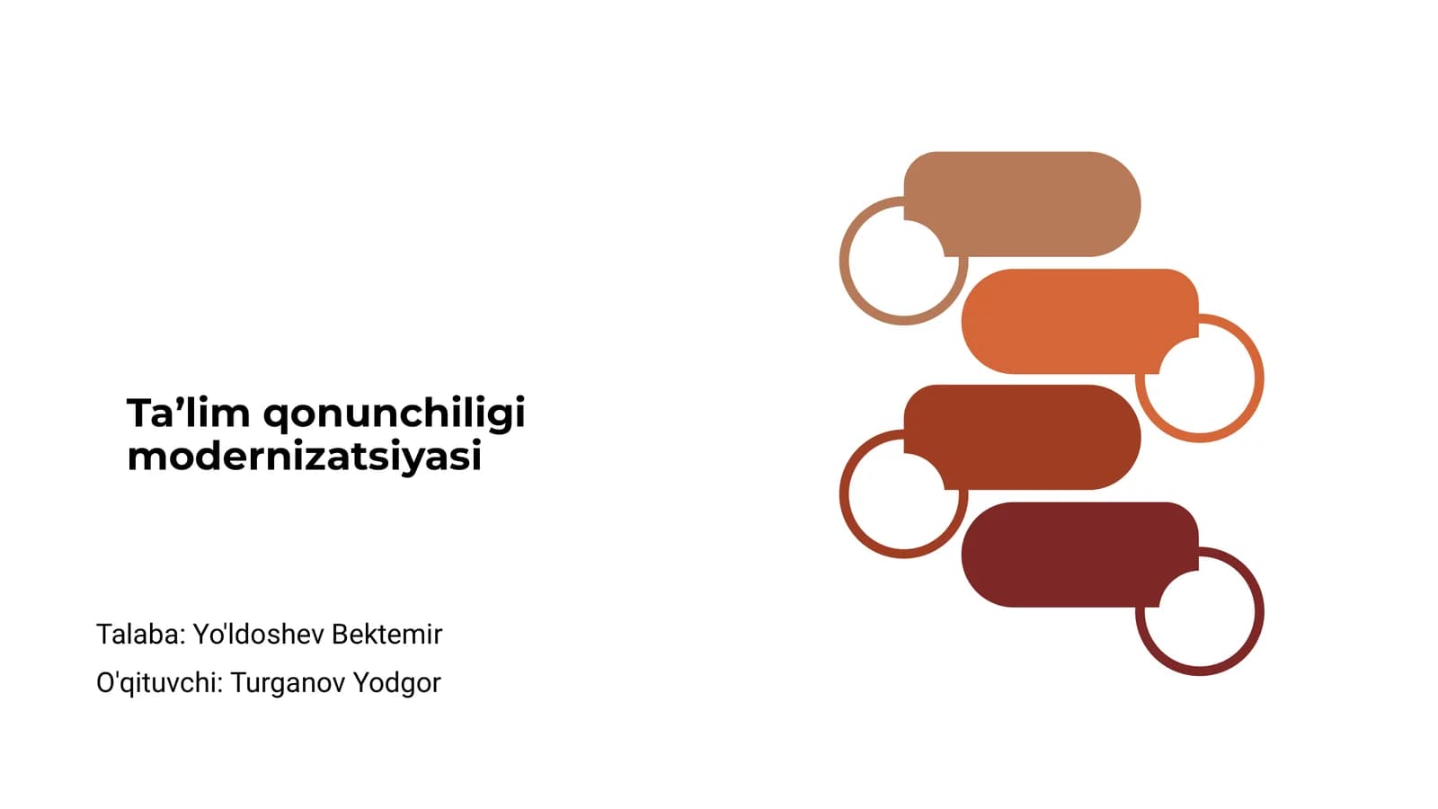 Ta’lim qonunchiligi modernizatsiyasi