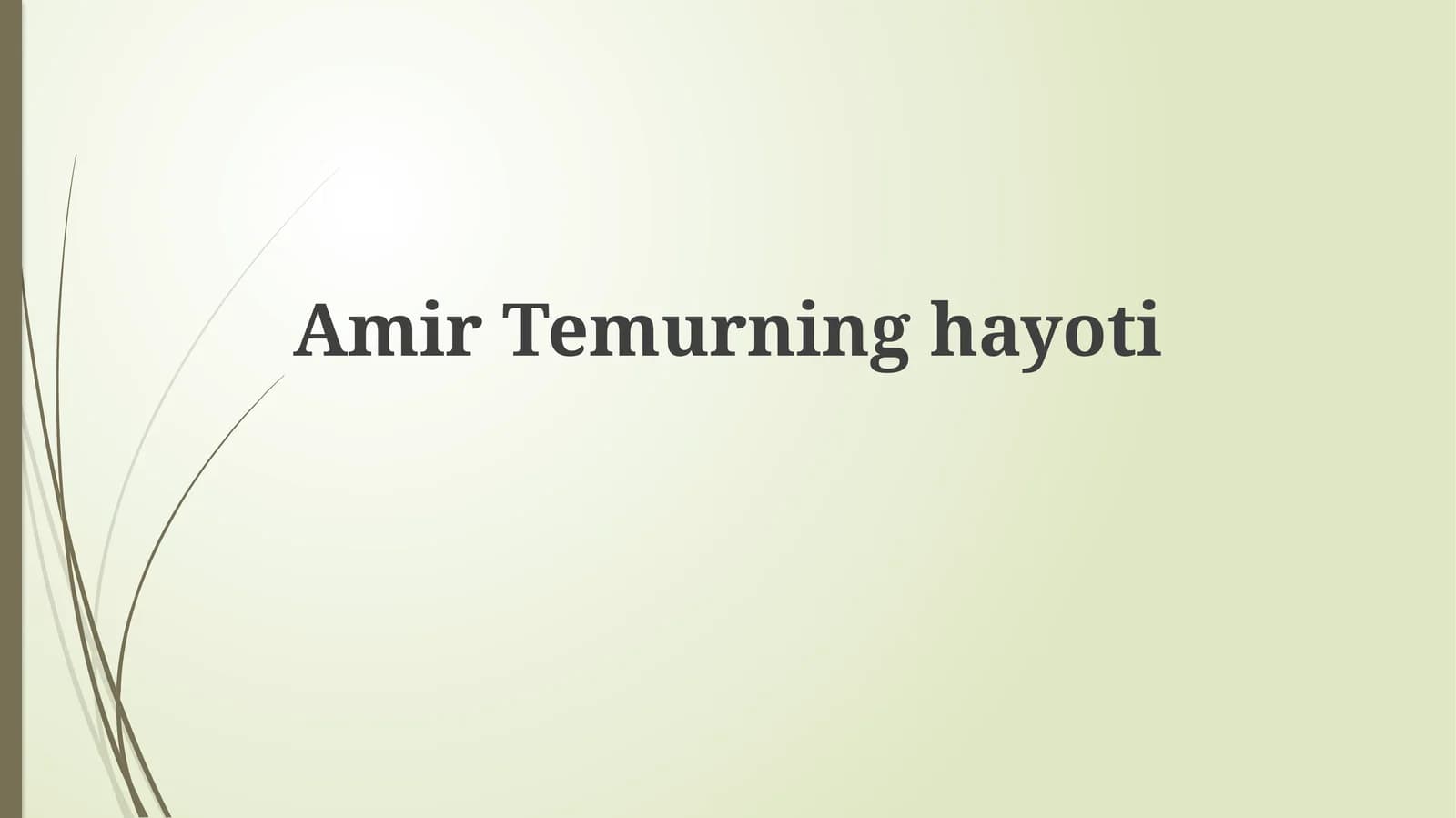 Amir Temur: Meros va xotirasi