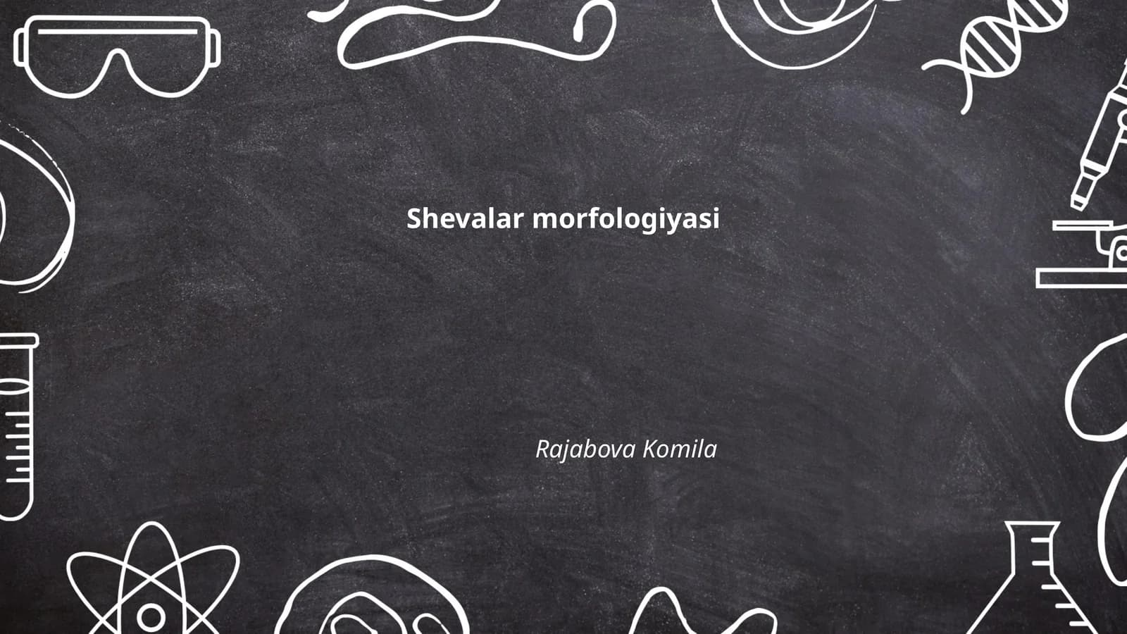 Shevalar morfologiyasi