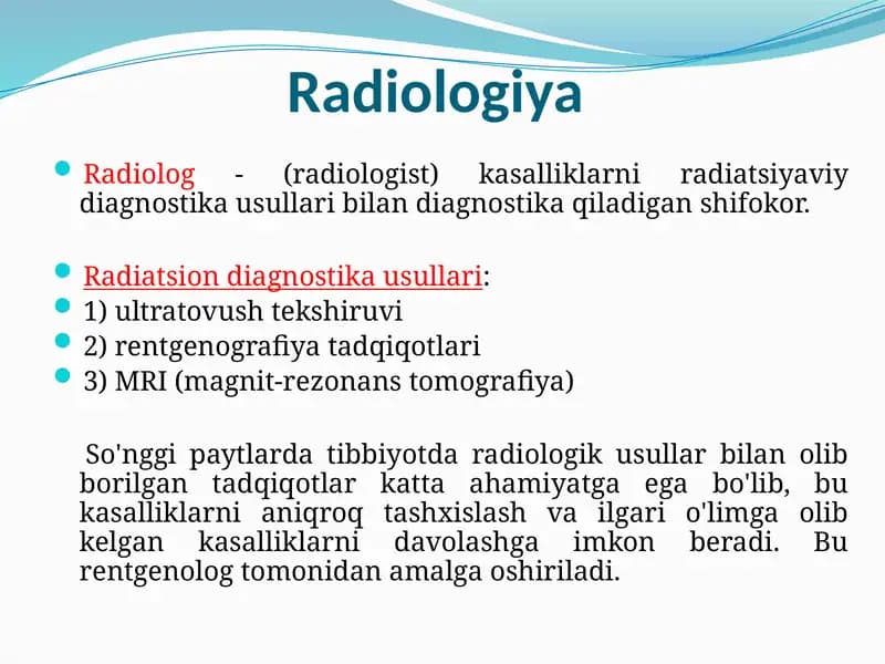 Radiologiya