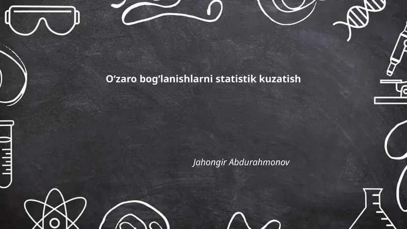Chiziqli regressiya tahlili