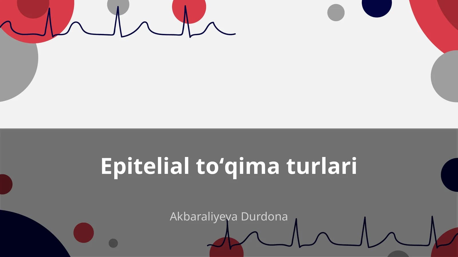 Epitelial toʻqima turlari