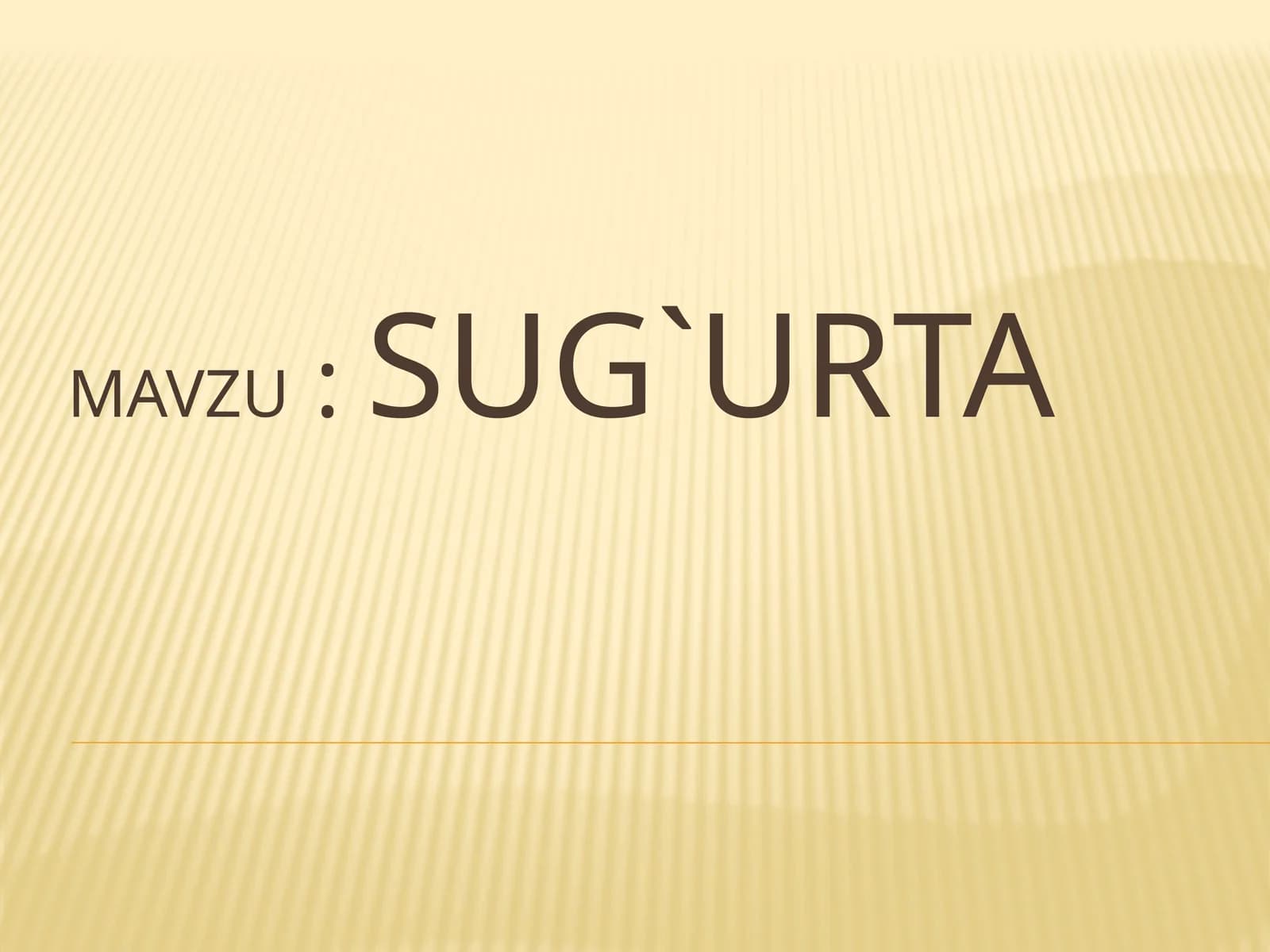 SUG`URTA