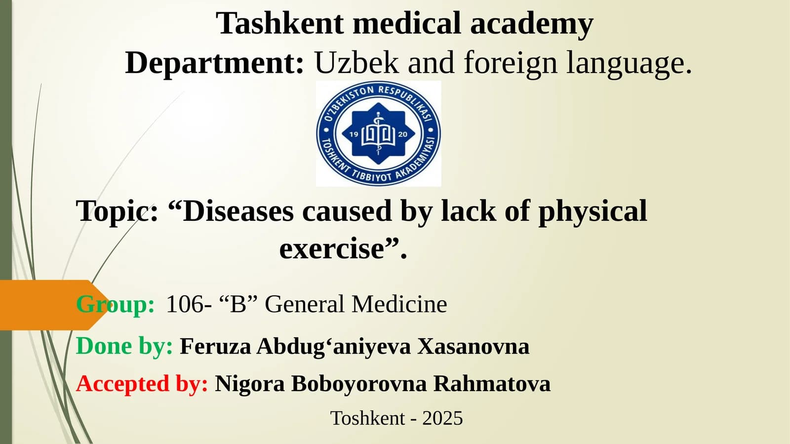 Diseases caused by lack of physical exercise